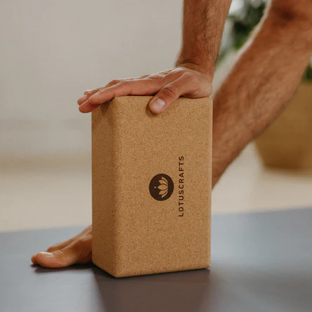 Lotuscrafts Supra Grip Yogablock aus Kork