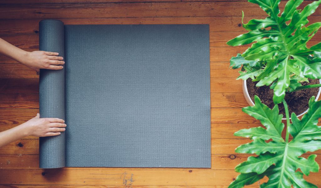 Rutschfeste und umweltfreundliche Yoga-Matte für urbane Yogis