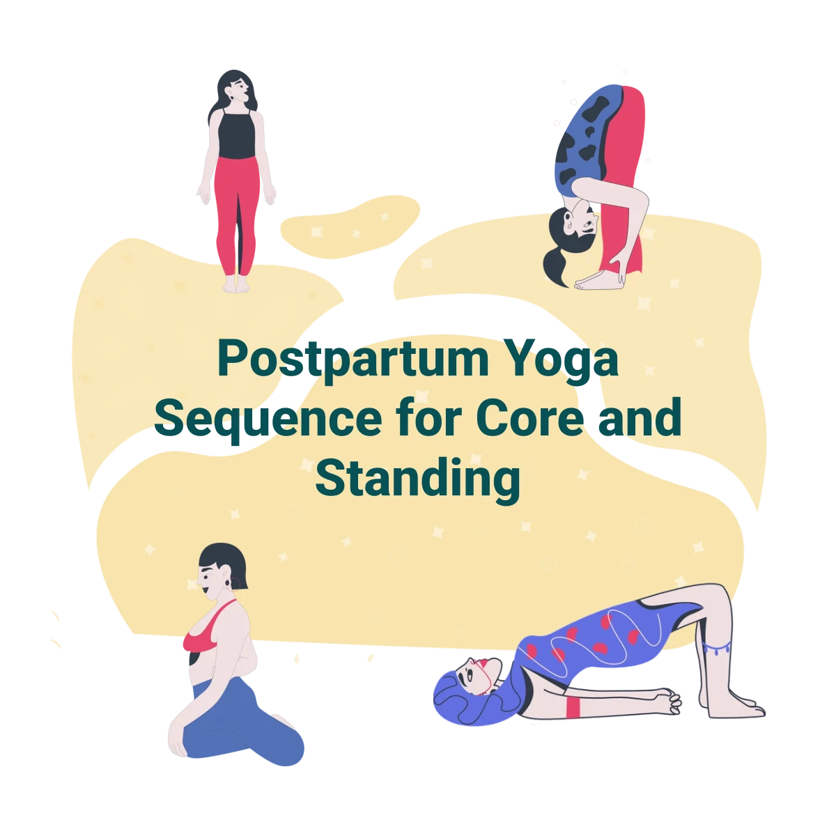 30-Minute Postpartum Yoga Sequence for Core and Standing